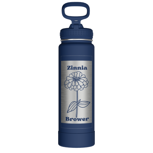 Actives Water Bottle With Straw Lid - customized