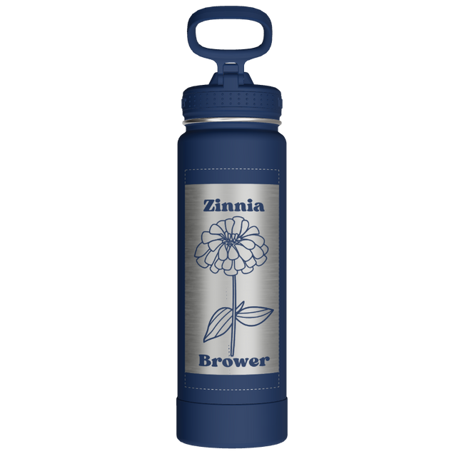 Actives Water Bottle With Straw Lid - customized