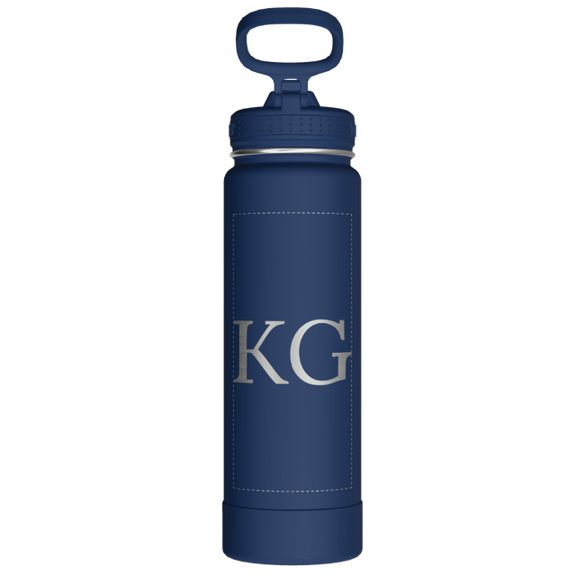 Actives Water Bottle With Straw Lid - customized