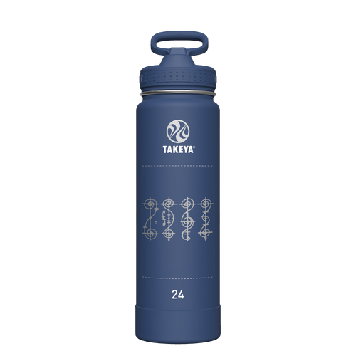 Actives Water Bottle With Straw Lid - customized