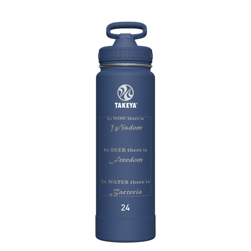 Actives Water Bottle With Straw Lid - customized