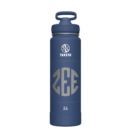 Actives Water Bottle With Straw Lid - customized