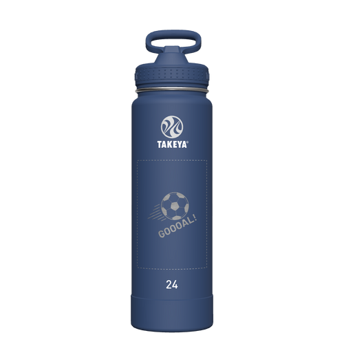 Actives Water Bottle With Straw Lid - customized