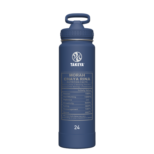 Actives Water Bottle With Straw Lid - customized
