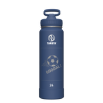 Actives Water Bottle With Straw Lid - customized