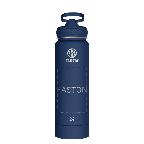 Actives Water Bottle With Straw Lid - customized