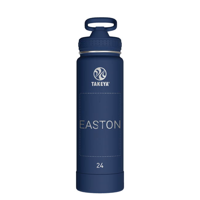 Actives Water Bottle With Straw Lid - customized