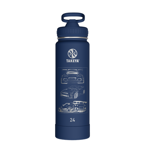 Actives Water Bottle With Straw Lid - customized