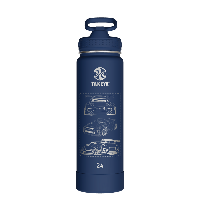 Actives Water Bottle With Straw Lid - customized