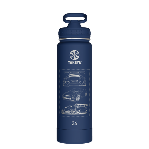 Actives Water Bottle With Straw Lid - customized
