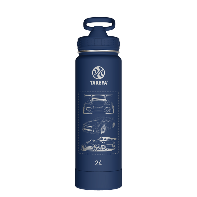 Actives Water Bottle With Straw Lid - customized