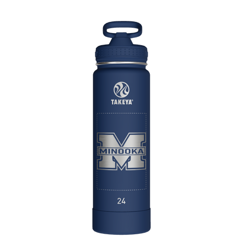 Actives Water Bottle With Straw Lid - customized