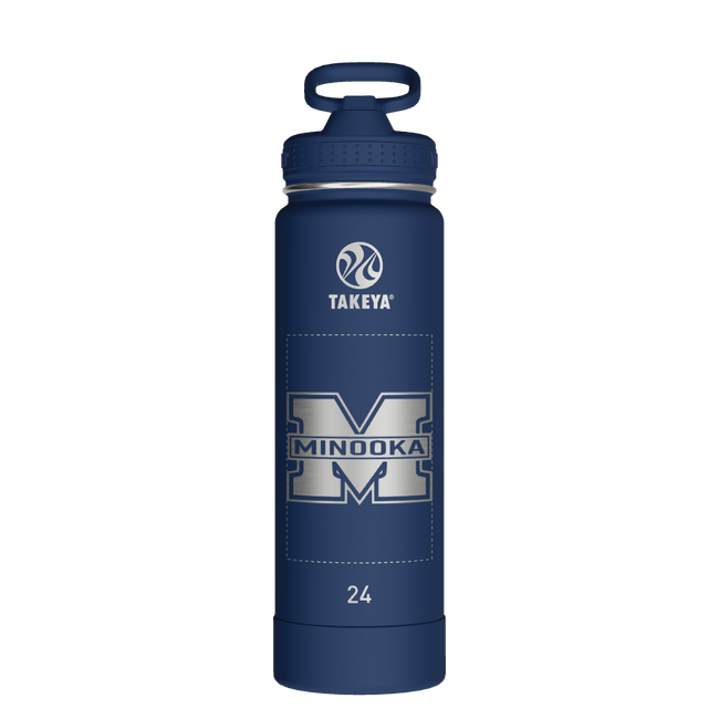 Actives Water Bottle With Straw Lid - customized