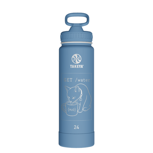 Actives Water Bottle With Straw Lid - customized