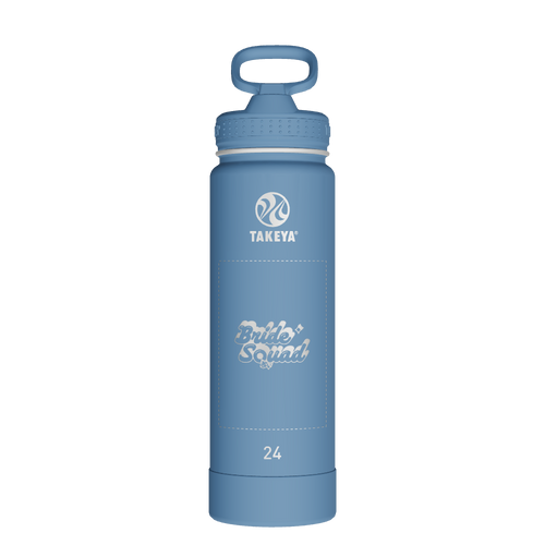 Actives Water Bottle With Straw Lid - customized