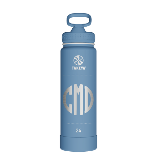 Actives Water Bottle With Straw Lid - customized
