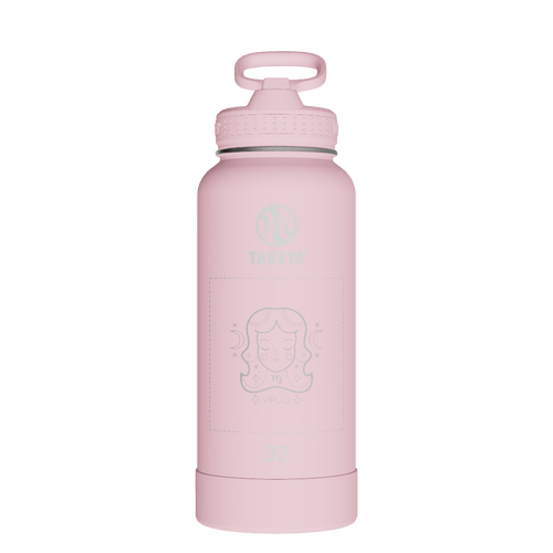 Actives Water Bottle With Straw Lid - customized