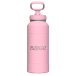 Actives Water Bottle With Straw Lid - customized