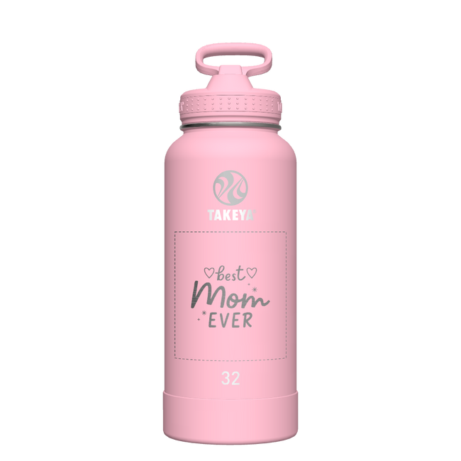 Actives Water Bottle With Straw Lid - customized