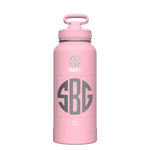 Actives Water Bottle With Straw Lid - customized