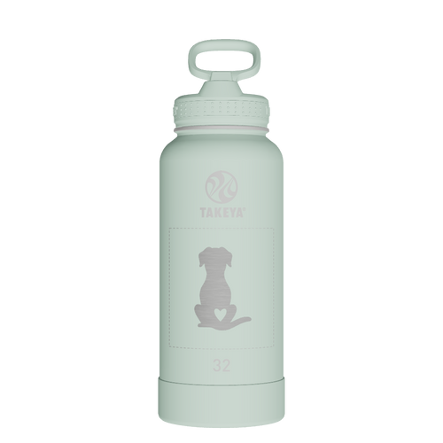 Actives Water Bottle With Straw Lid - customized