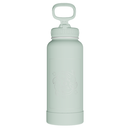 Actives Water Bottle With Straw Lid - customized