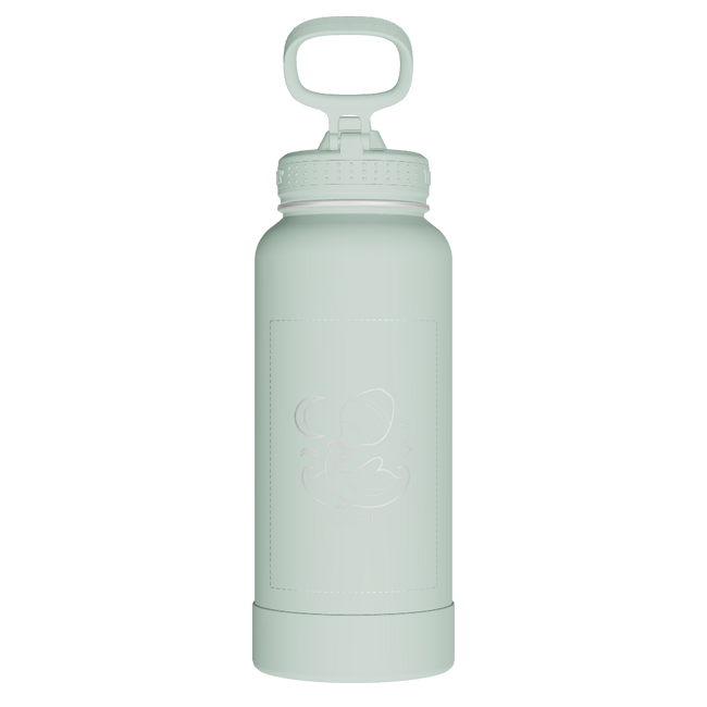 Actives Water Bottle With Straw Lid - customized