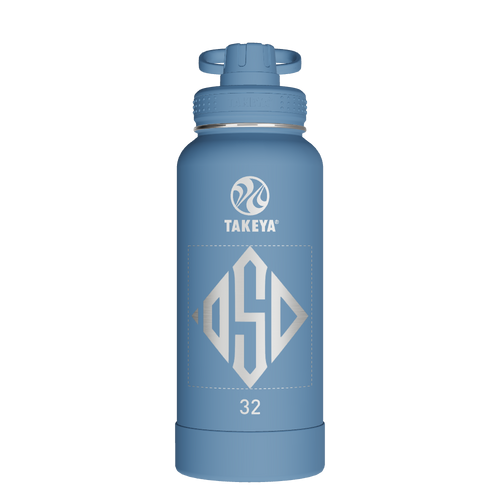 Actives Water Bottle With Spout Lid - customized