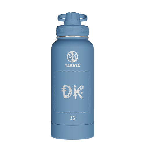 Actives Water Bottle With Spout Lid - customized
