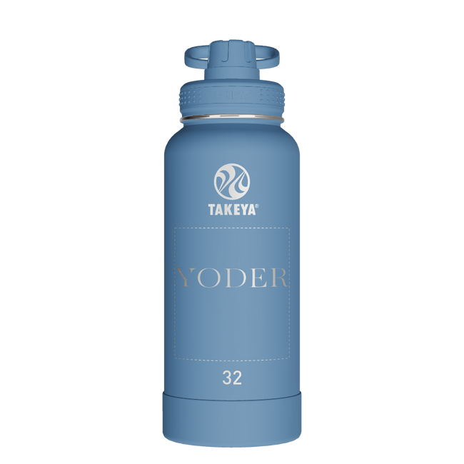 Actives Water Bottle With Spout Lid - customized