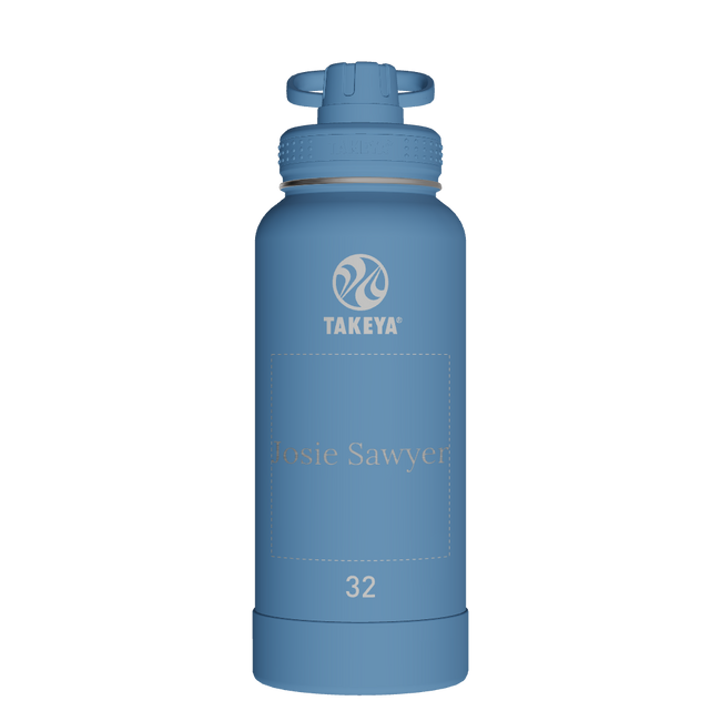 Actives Water Bottle With Spout Lid - customized