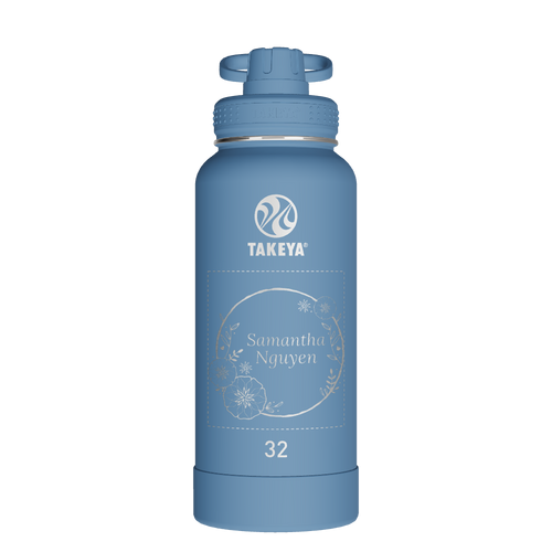 Actives Water Bottle With Spout Lid - customized