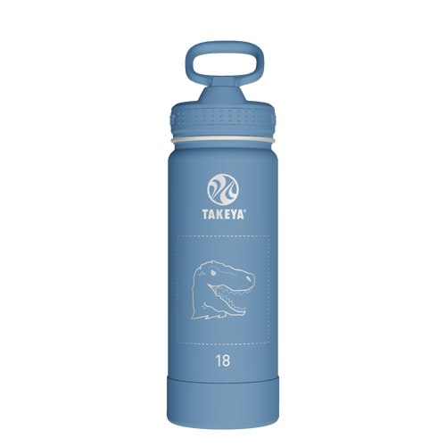 Actives Water Bottle With Straw Lid - customized