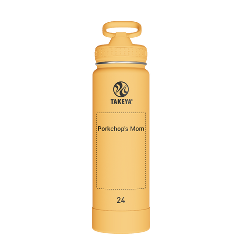 Actives Water Bottle With Straw Lid - customized