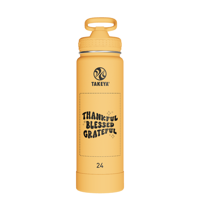 Actives Water Bottle With Straw Lid - customized