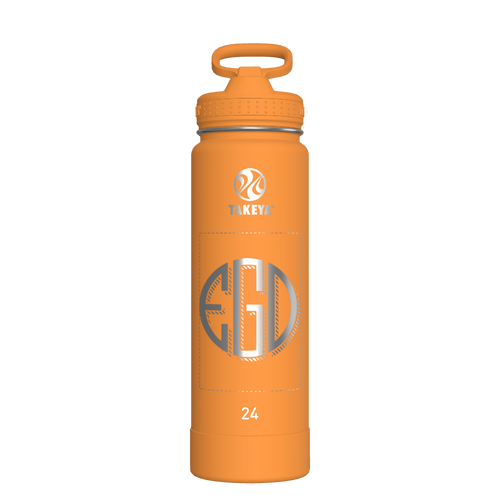 NEW COLOR! Honeycomb Actives Water Bottle With Straw Lid - customized