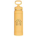 Actives Water Bottle With Straw Lid - customized