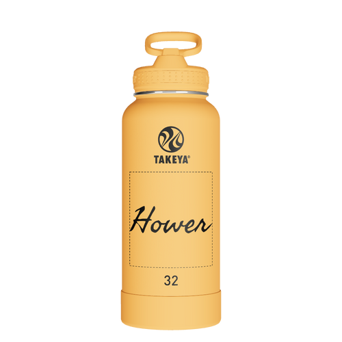 Actives Water Bottle With Straw Lid - customized