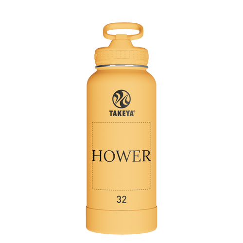 Actives Water Bottle With Straw Lid - customized