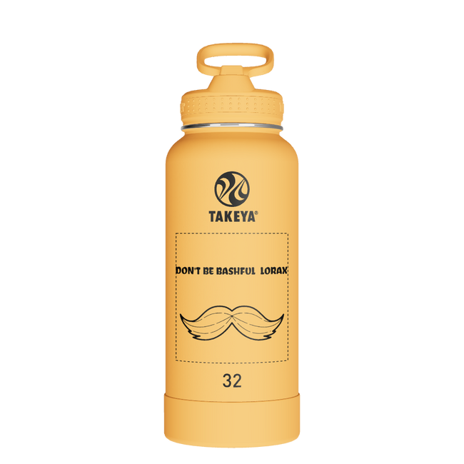 Actives Water Bottle With Straw Lid - customized