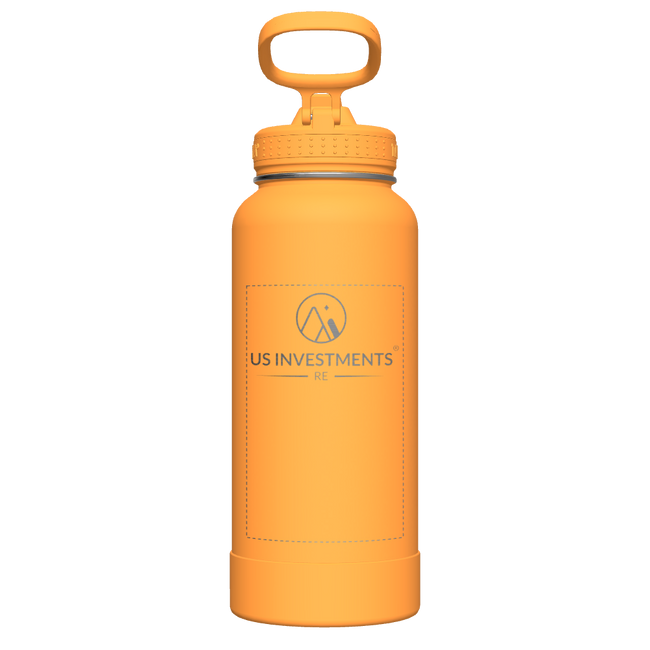 Honeycomb Actives Water Bottle With Straw Lid - customized