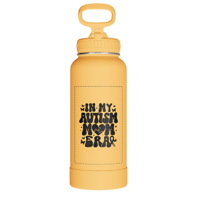 Actives Water Bottle With Straw Lid - customized