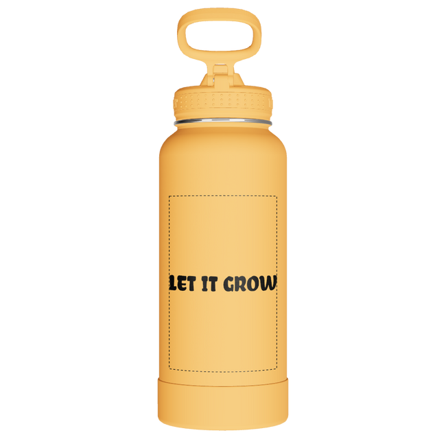 Actives Water Bottle With Straw Lid - customized