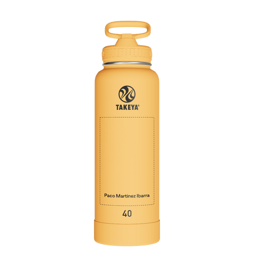 Actives Water Bottle With Straw Lid - customized