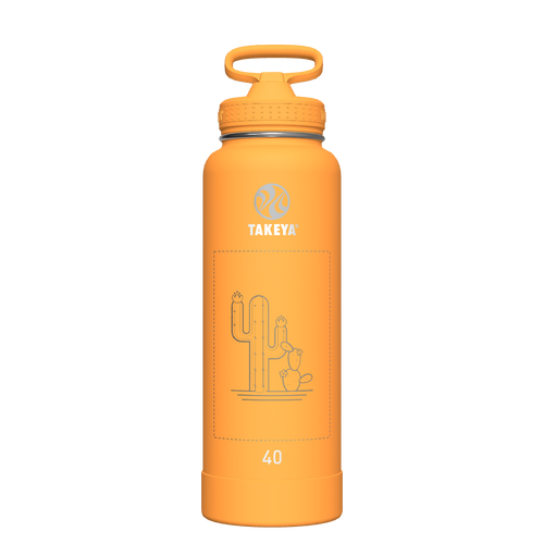 Honeycomb Actives Water Bottle With Straw Lid - customized