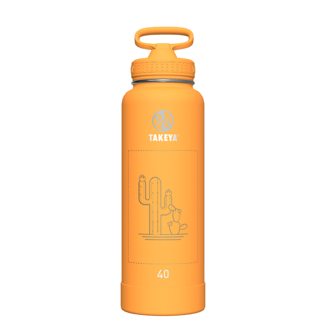 Honeycomb Actives Water Bottle With Straw Lid - customized