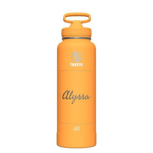 Honeycomb Actives Water Bottle With Straw Lid - customized