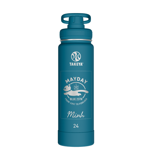 Actives Water Bottle With Spout Lid - customized