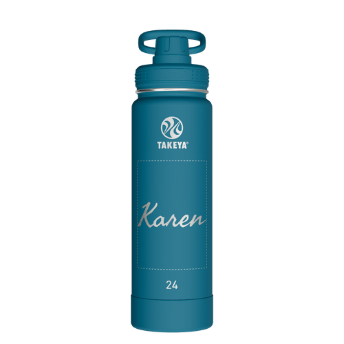 Actives Water Bottle With Spout Lid - customized