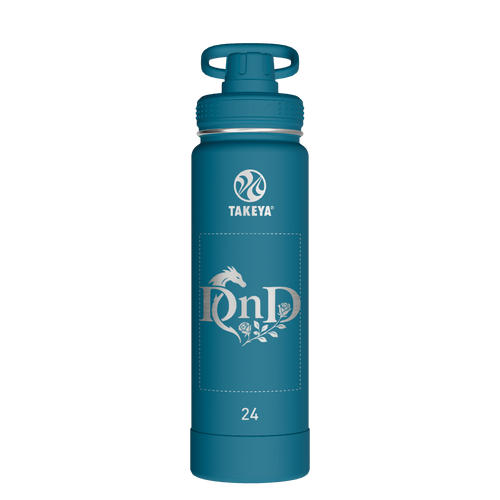 Actives Water Bottle With Spout Lid - customized